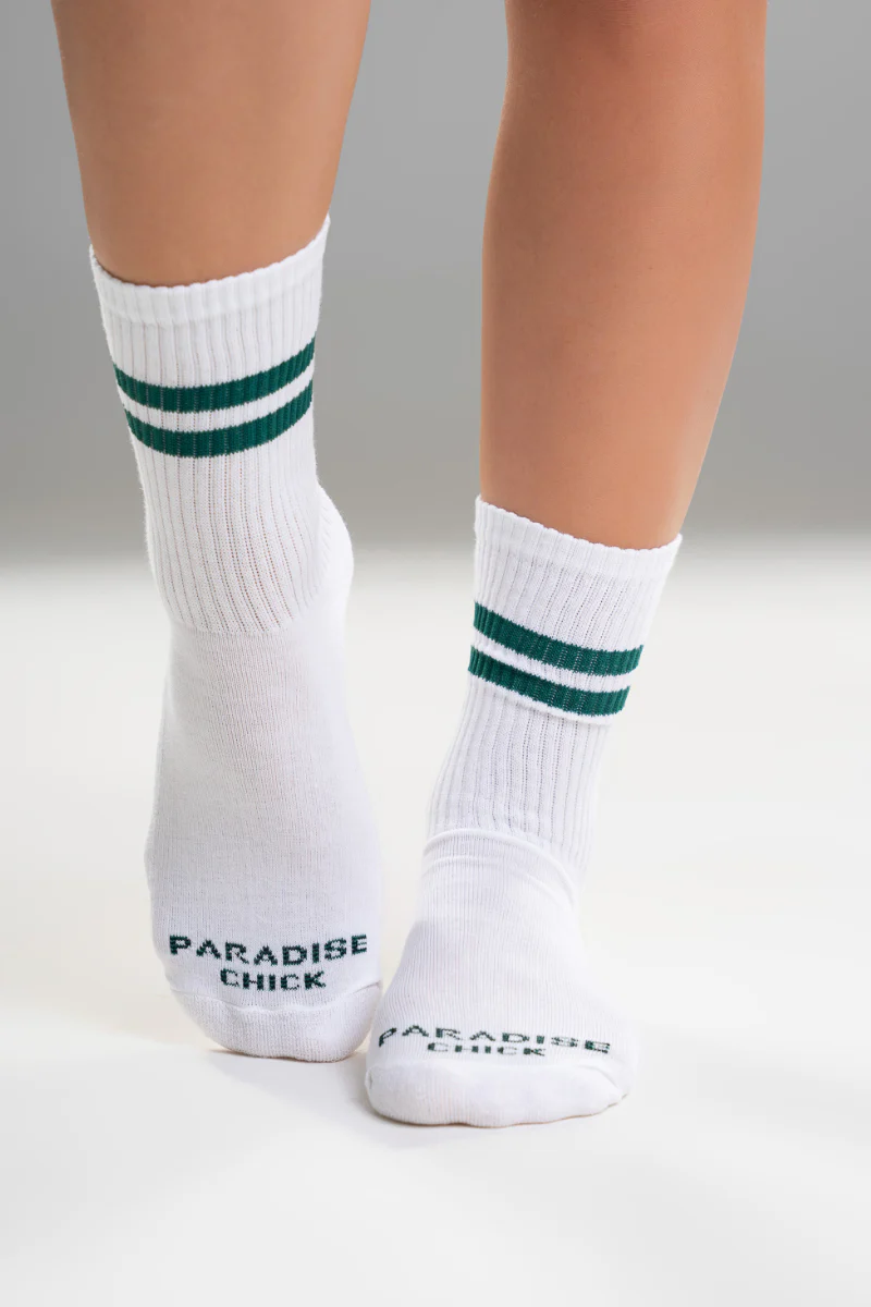 Paradise Chick Supreme Pole Dance Socks - Petrol - Image 2