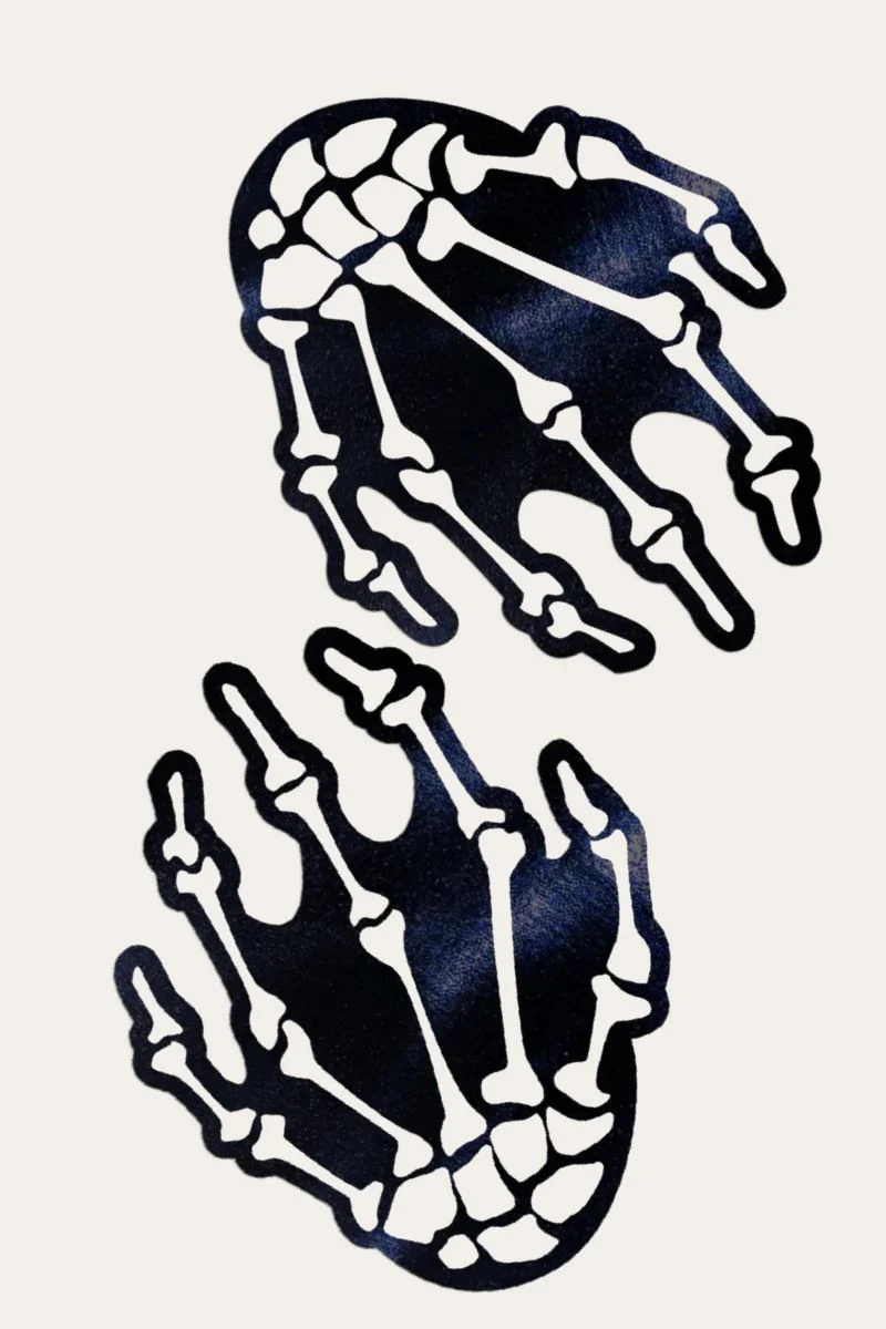 Pastease Boney Hands Nipple Pasties - Skeleton - Image 3