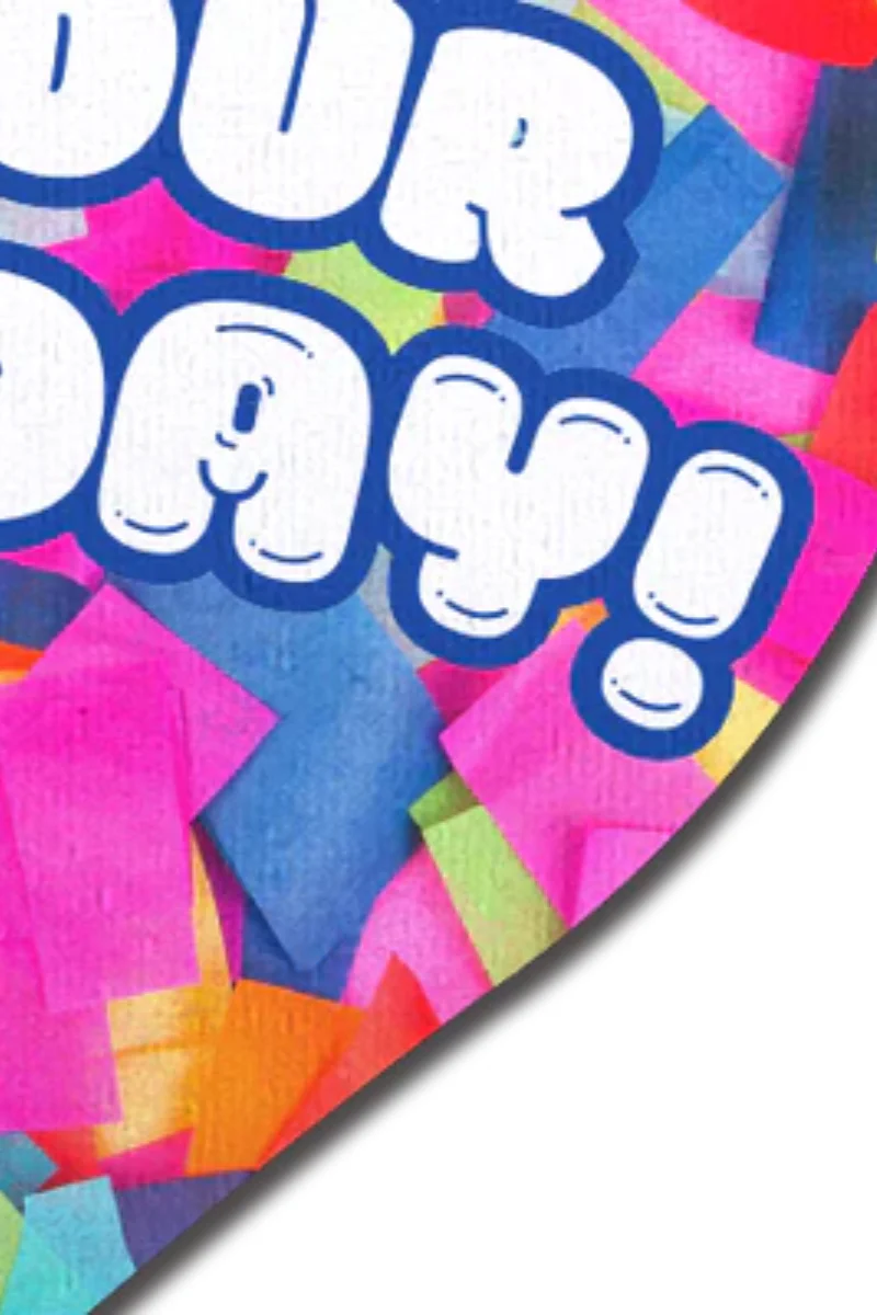 Pastease Tits Your Birthday! Heart Nipple Pasties - Confetti - Image 5