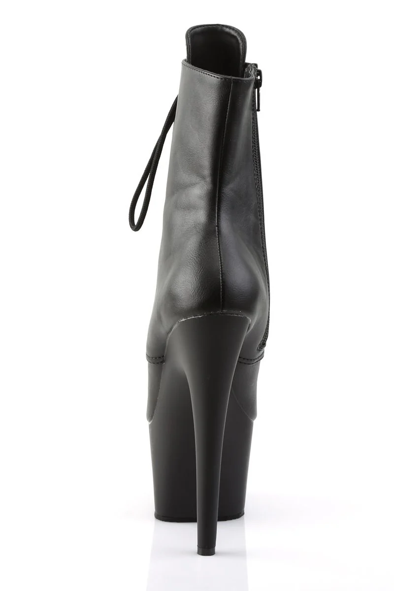 Pleaser USA Adore-1020 7inch Boots - Matte Black - Image 3