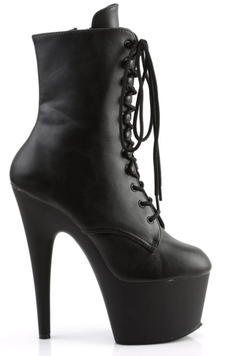 Pleaser USA Adore-1020 7inch Boots - Matte Black - Image 5