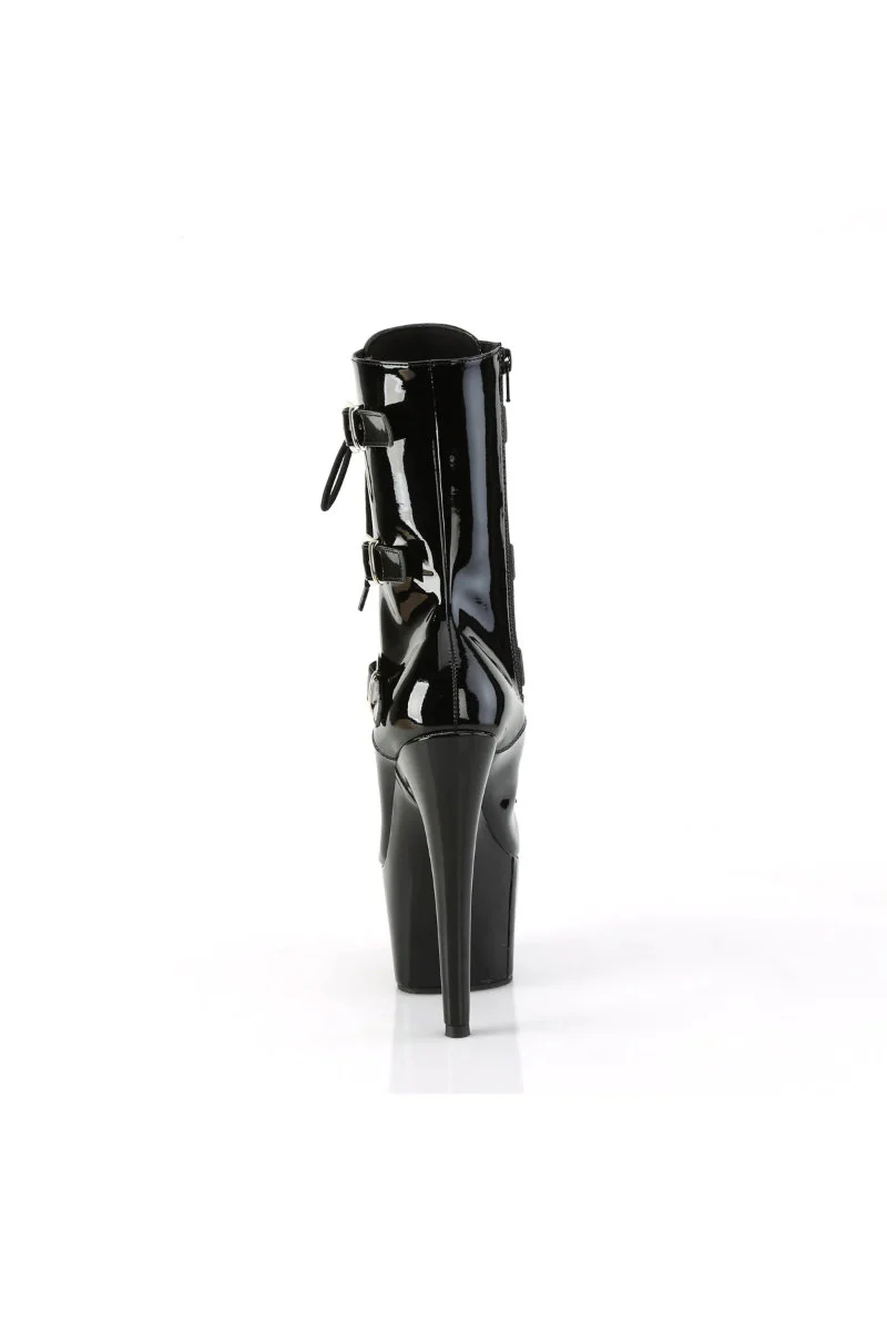 Pleaser USA Adore-1043 7inch Boots - Patent Black - Image 4