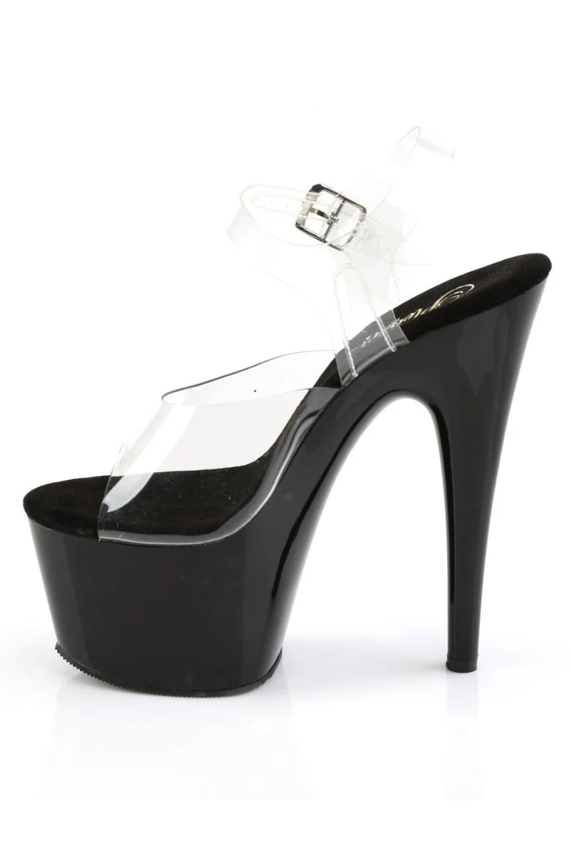 Pleaser USA Adore-708 7inch Stilettos - Black - Image 6