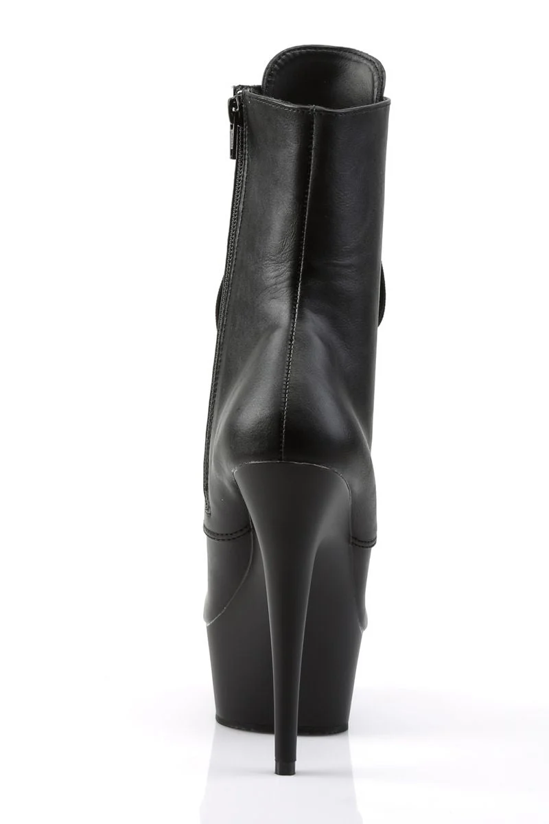 Pleaser USA Delight-1020 6inch Boots - Matte Black - Image 3