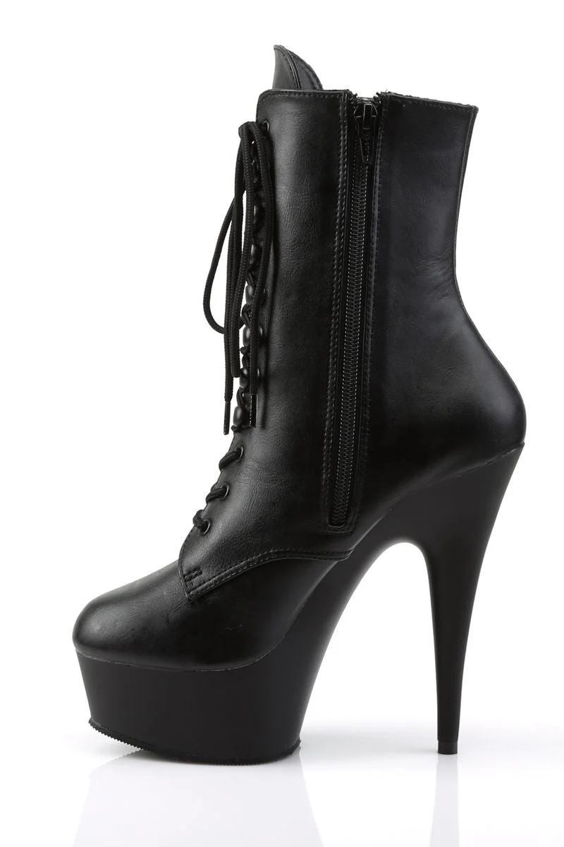 Pleaser USA Delight-1020 6inch Boots - Matte Black - Image 4
