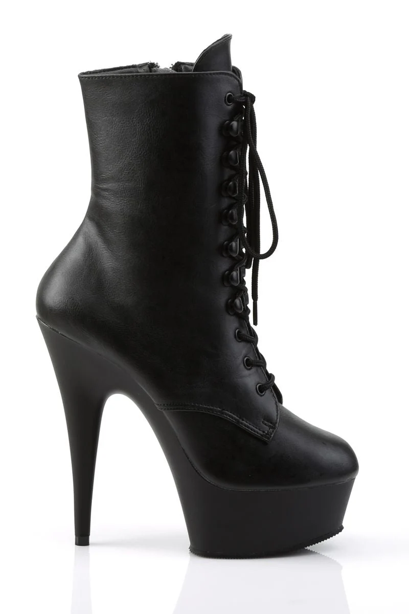 Pleaser USA Delight-1020 6inch Boots - Matte Black - Image 5