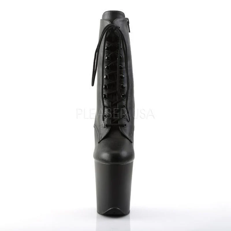 Pleaser USA Flamingo-1020 8inch Boots - Matte Black - Image 4