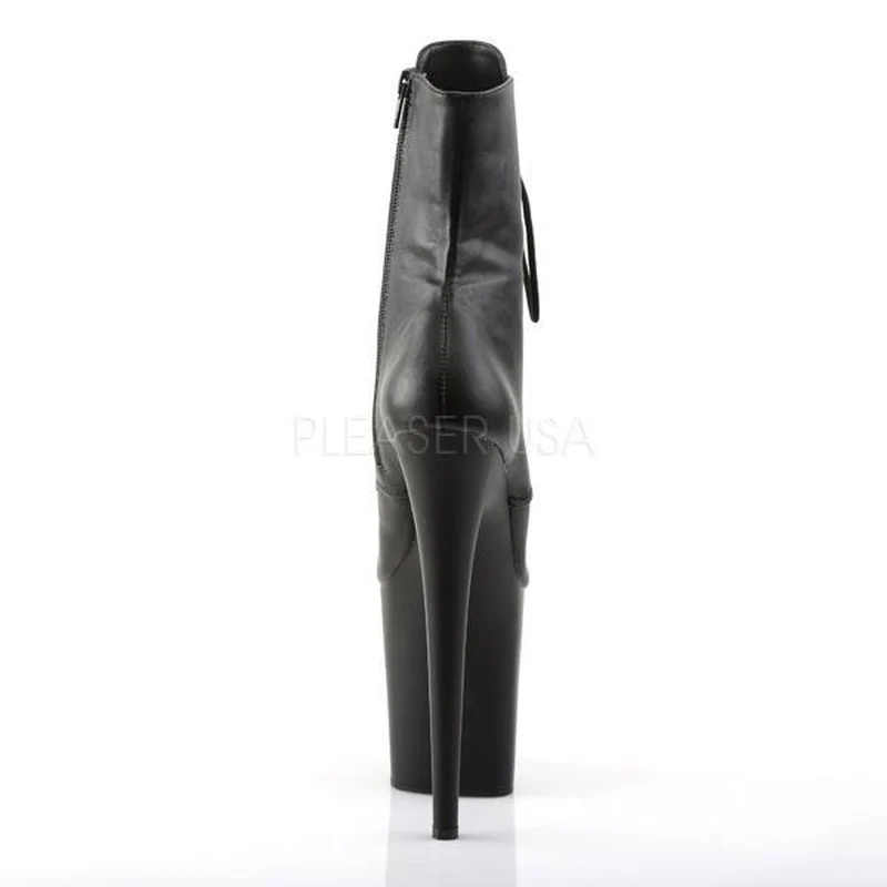 Pleaser USA Flamingo-1020 8inch Boots - Matte Black - Image 5