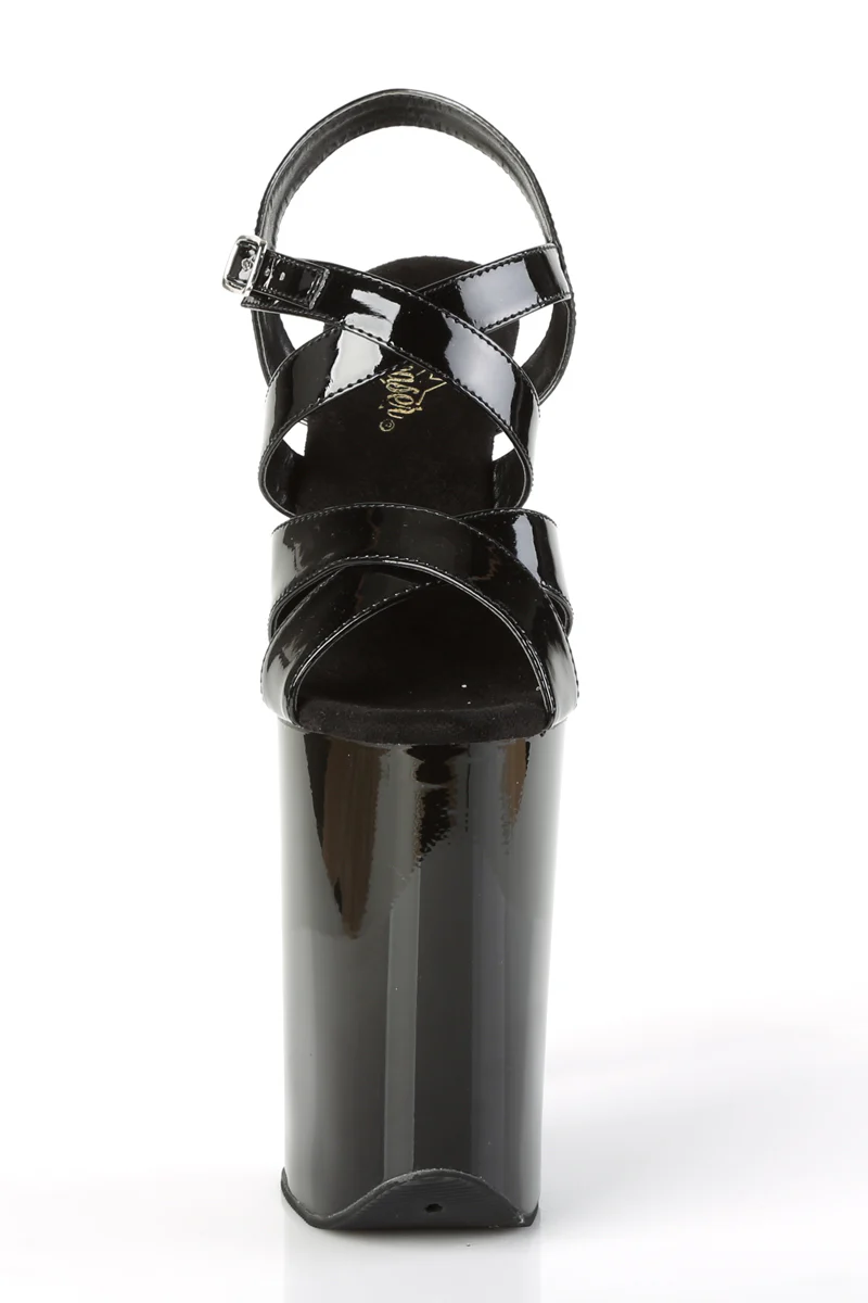 Pleaser USA Infinity-997 9inch Stilettos - Patent Black - Image 4