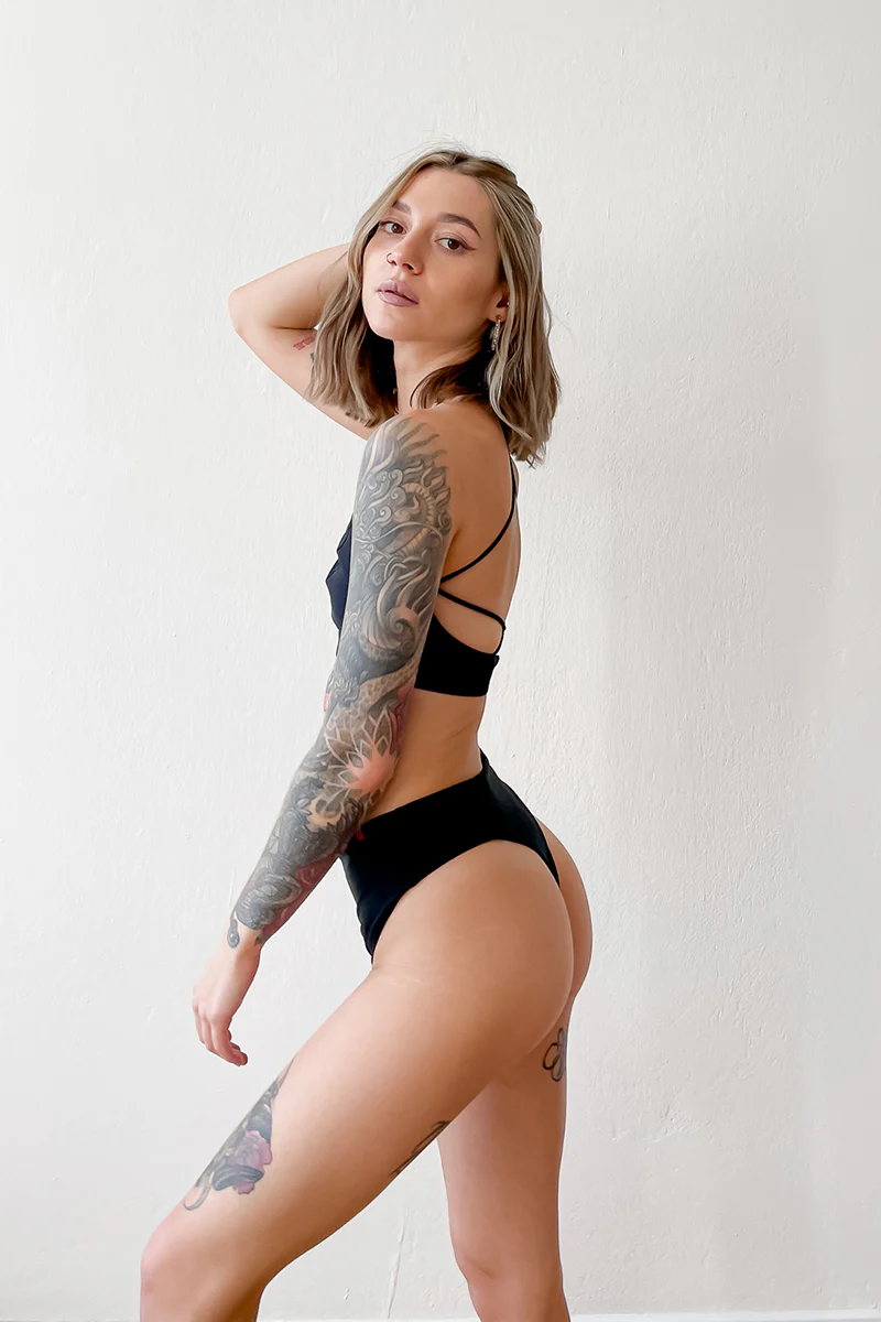 Pole Addict Bliss Shorts - Black - Image 4