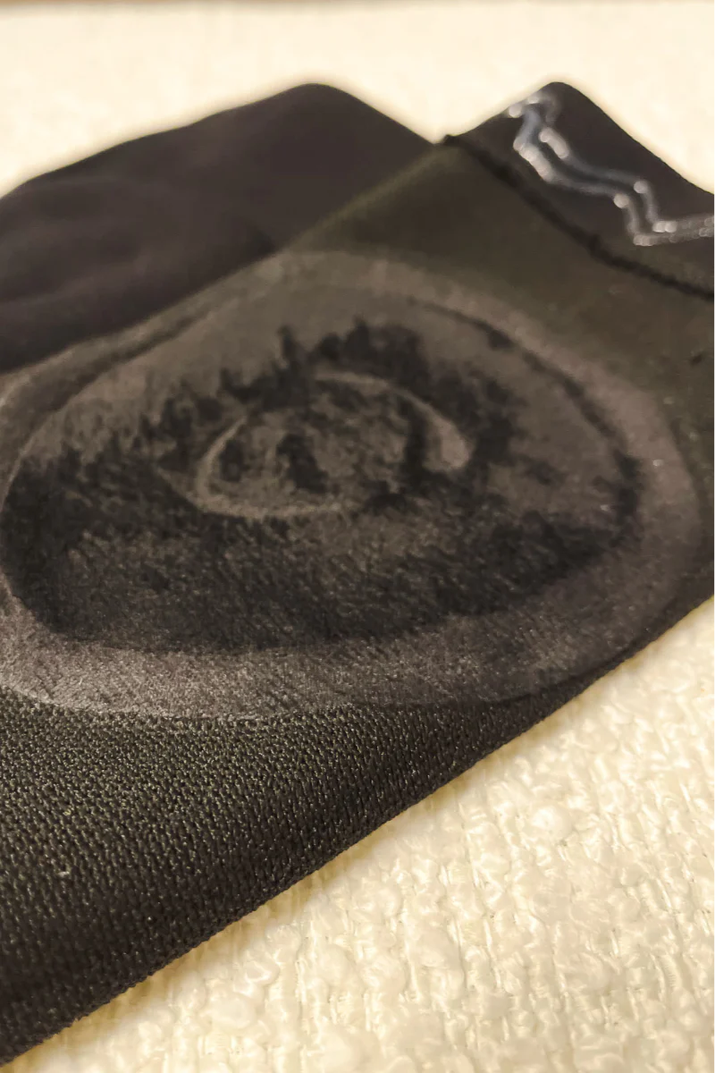 Pole Addict Gel Kneepads - Volcanic Black - Image 8