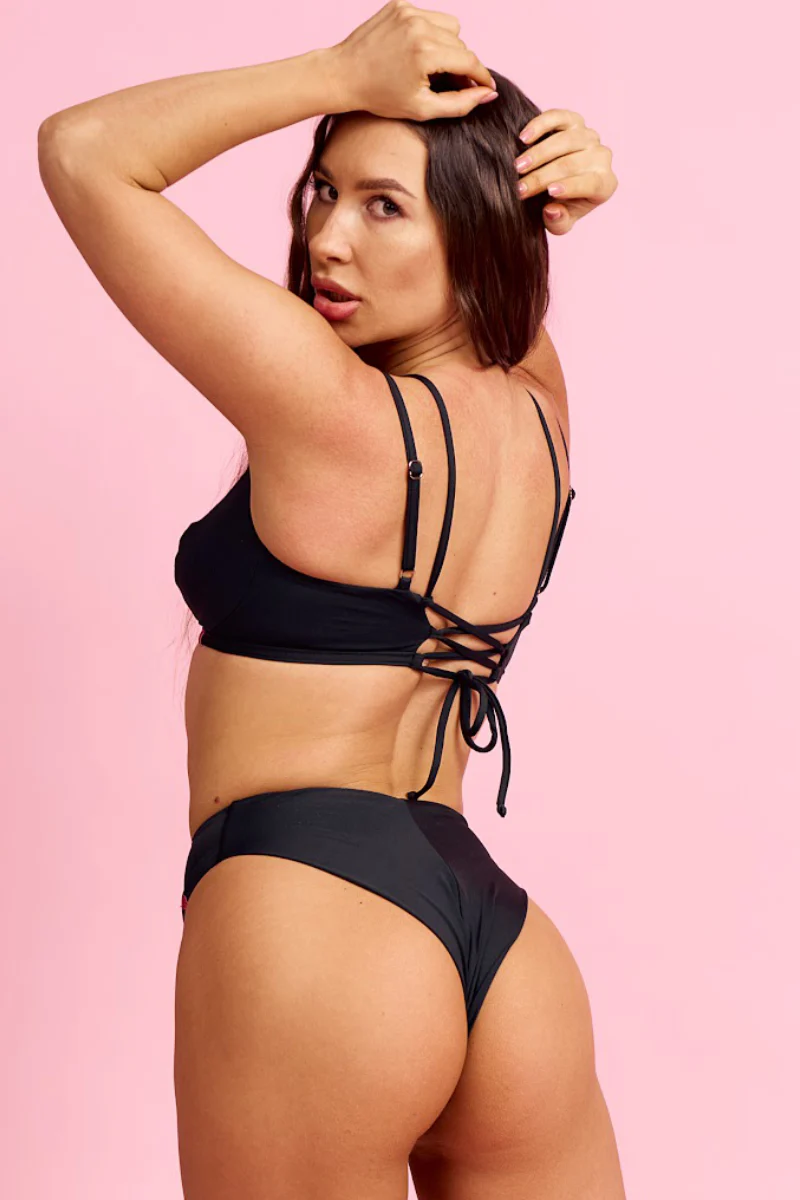 Pole Addict Heartbeat Bottoms - Black - Image 2