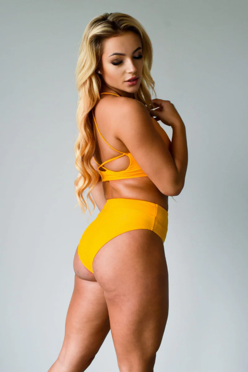 Pole Addict Isla Top - Mango - Image 3