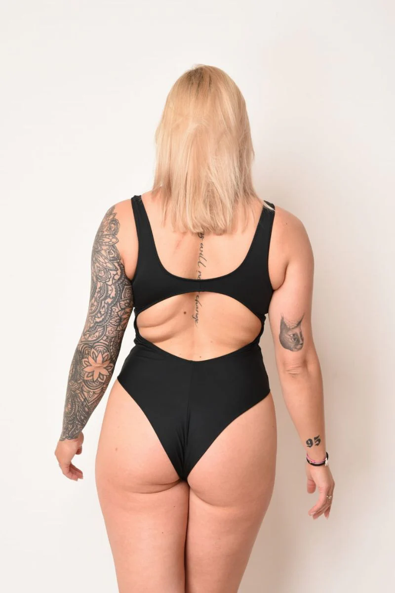 Pole Addict Love Me Tender Bodysuit - Black - Image 2