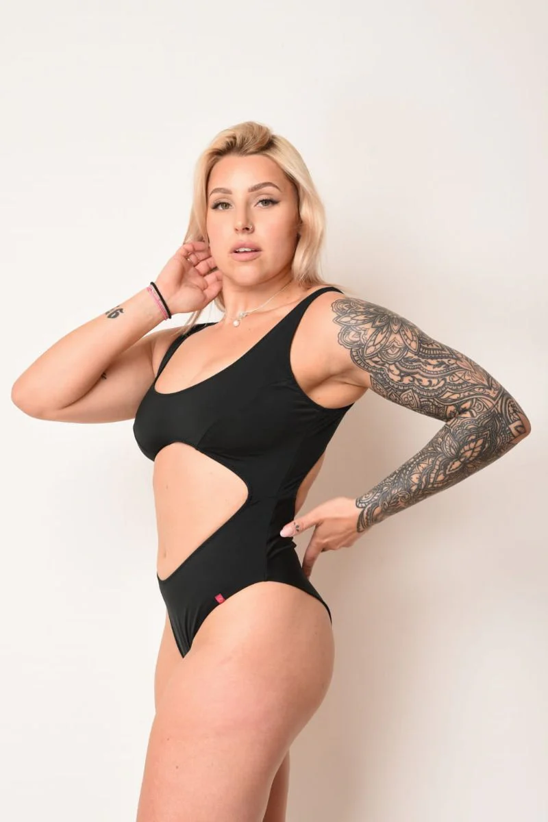 Pole Addict Love Me Tender Bodysuit - Black - Image 3