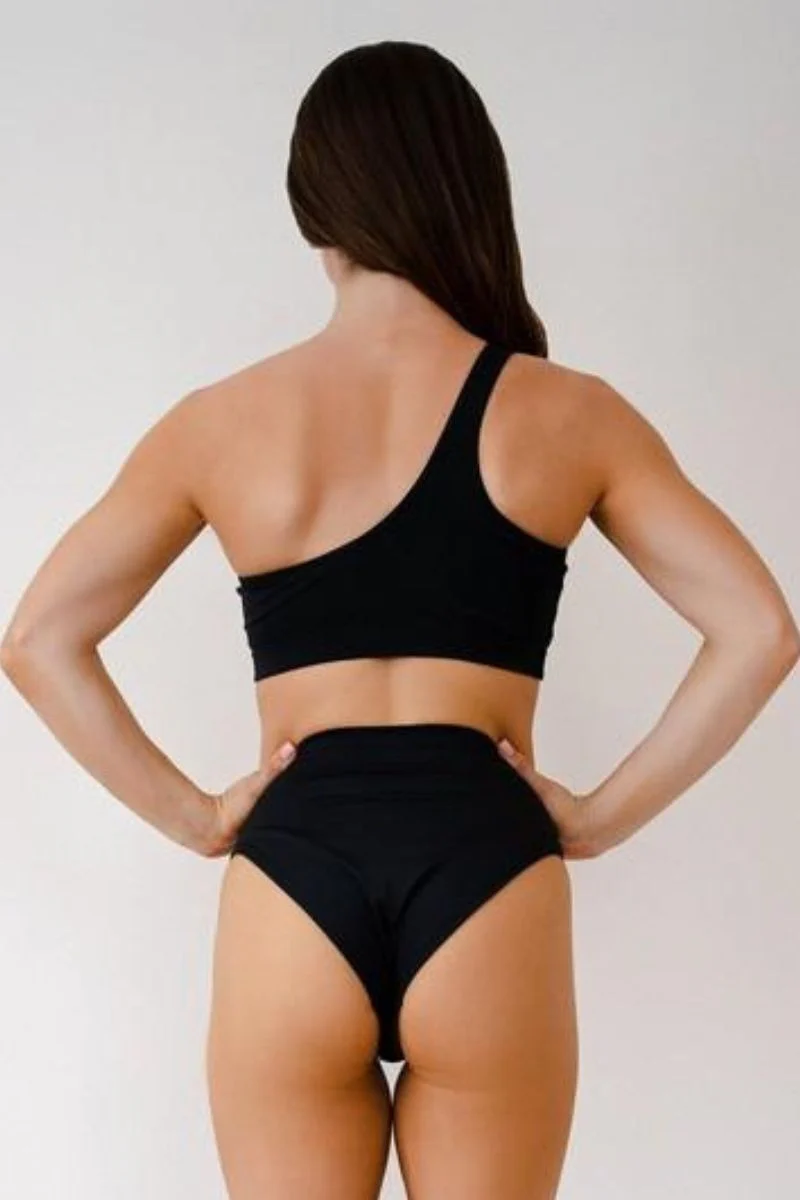Pole Addict Mesmerised Top - Black - Image 2