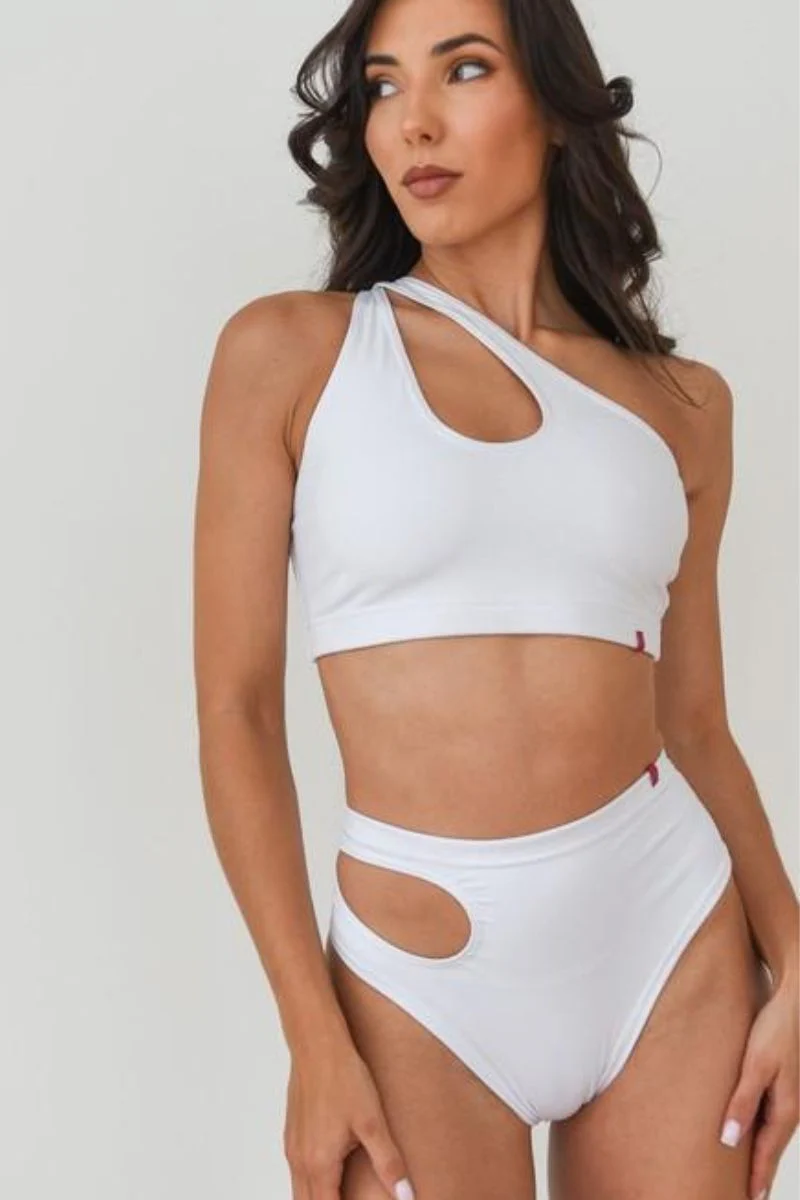 Pole Addict Mesmerised Top - White - Image 3