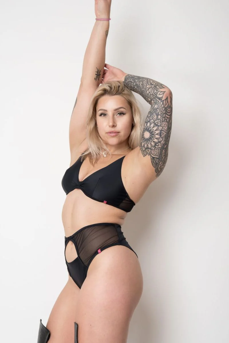 Pole Addict Not So Innocent Top - Black - Image 4