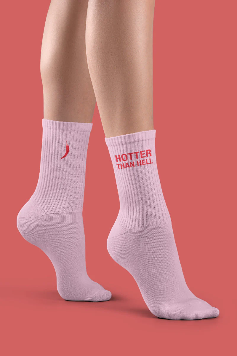 Pole Junkie En Pointe Socks - Ballerina/Stiletto/Hotter Than Hell - Image 4