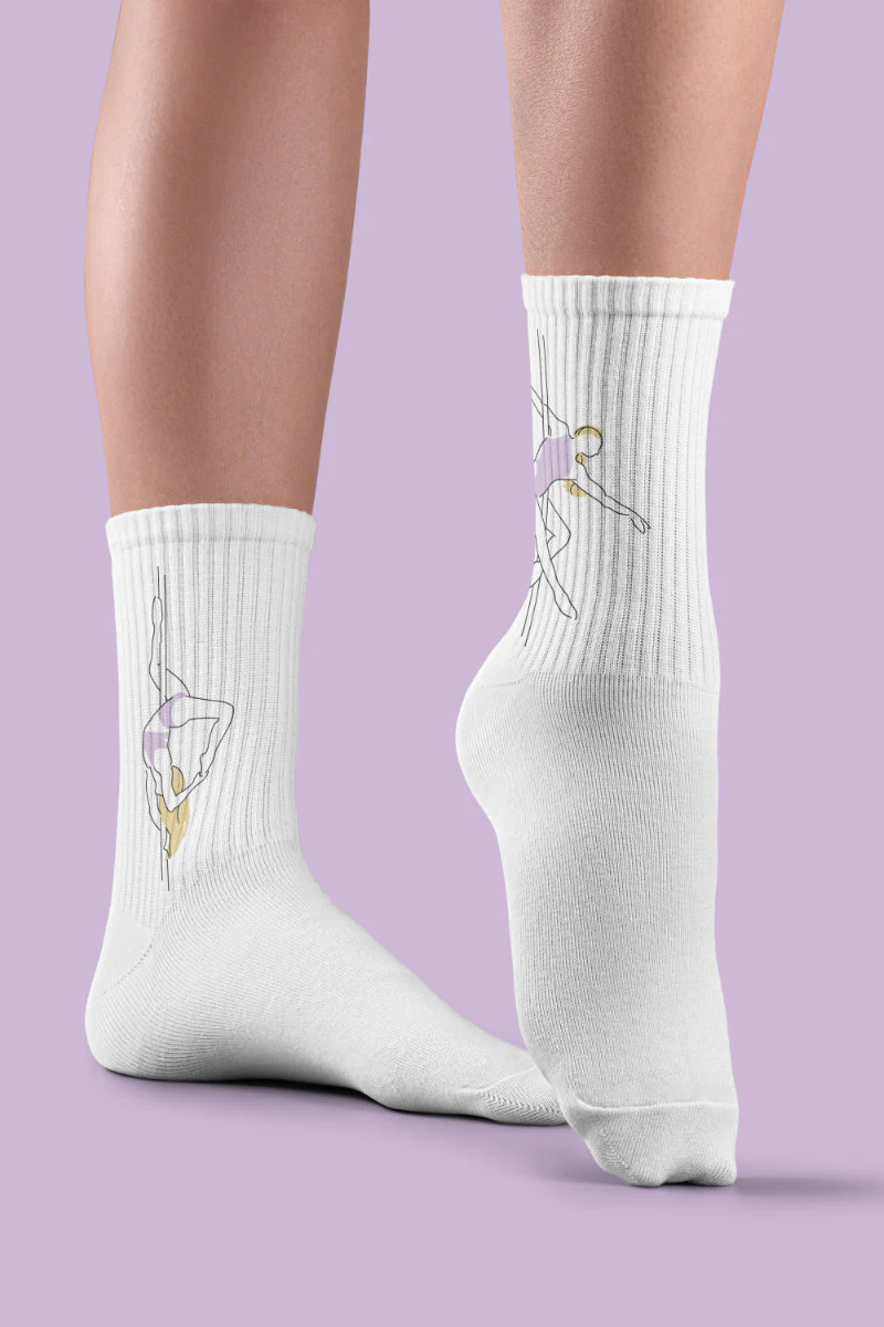Pole Junkie Socks - Ballerina - Image 4