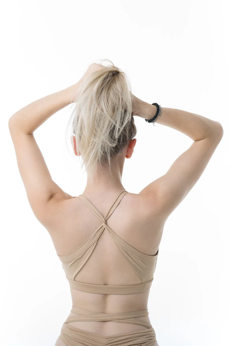 Poledancerka Cross Wrap Top - Nude 01 - Image 2