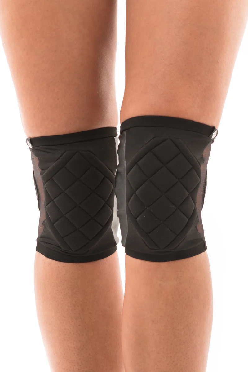 Poledancerka Highline Kneepads - Black (with Pocket)