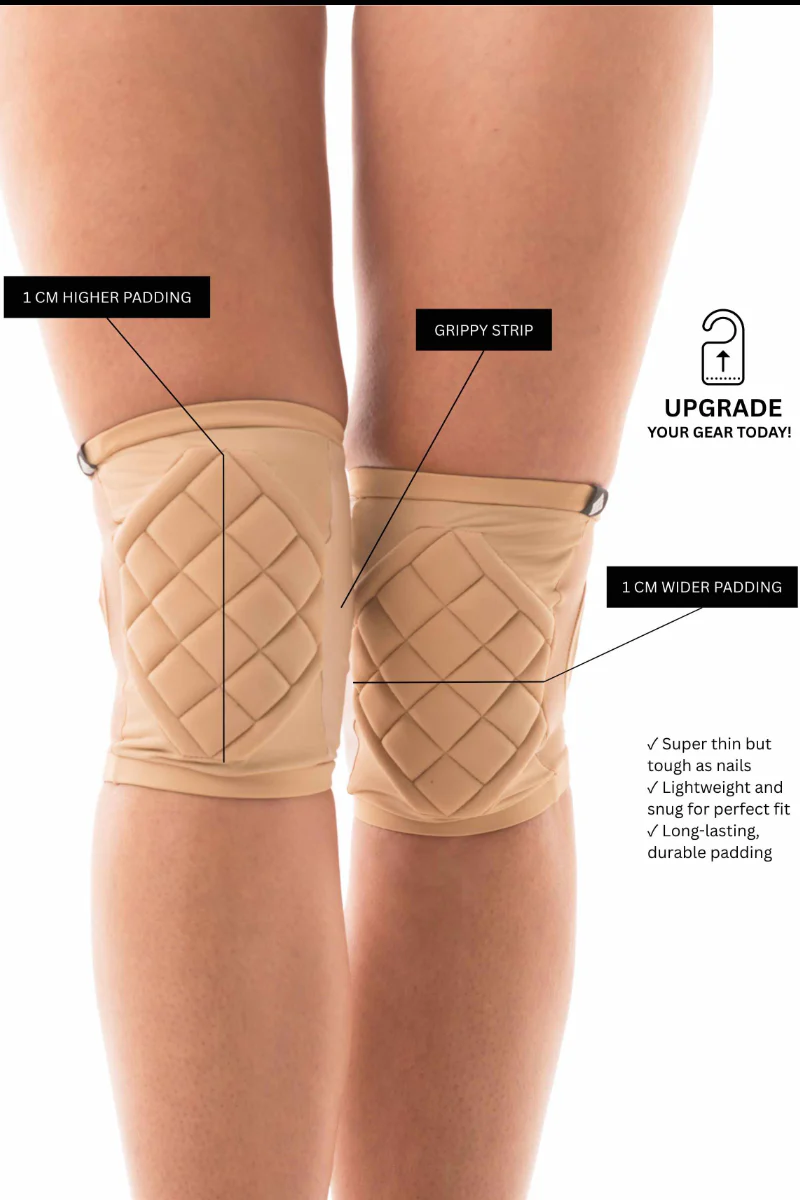 Poledancerka Highline Kneepads - Nude 01 (with Pocket) - Image 4