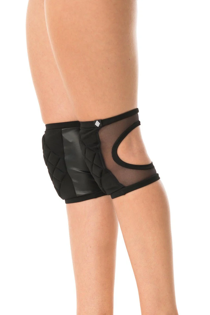 Poledancerka Grippy Kneepads - Black (with Pocket) - Image 4