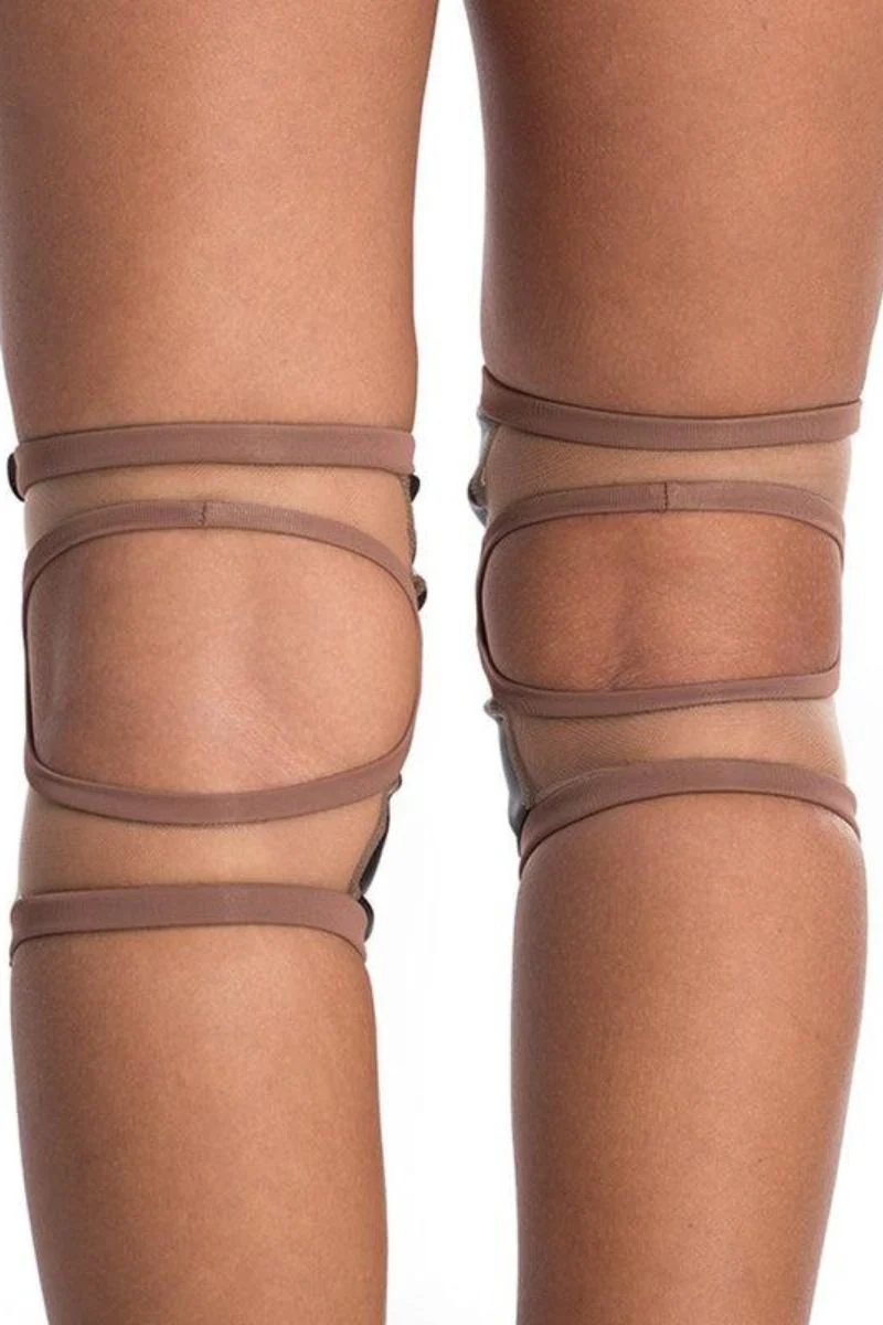 Poledancerka Grippy Kneepads - Nude 02 (with Pocket) - Image 2