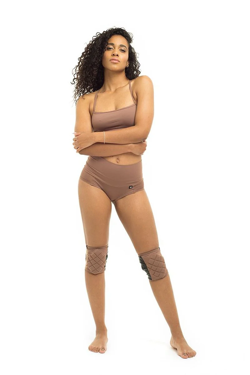 Poledancerka Grippy Kneepads - Nude 02 (with Pocket) - Image 4