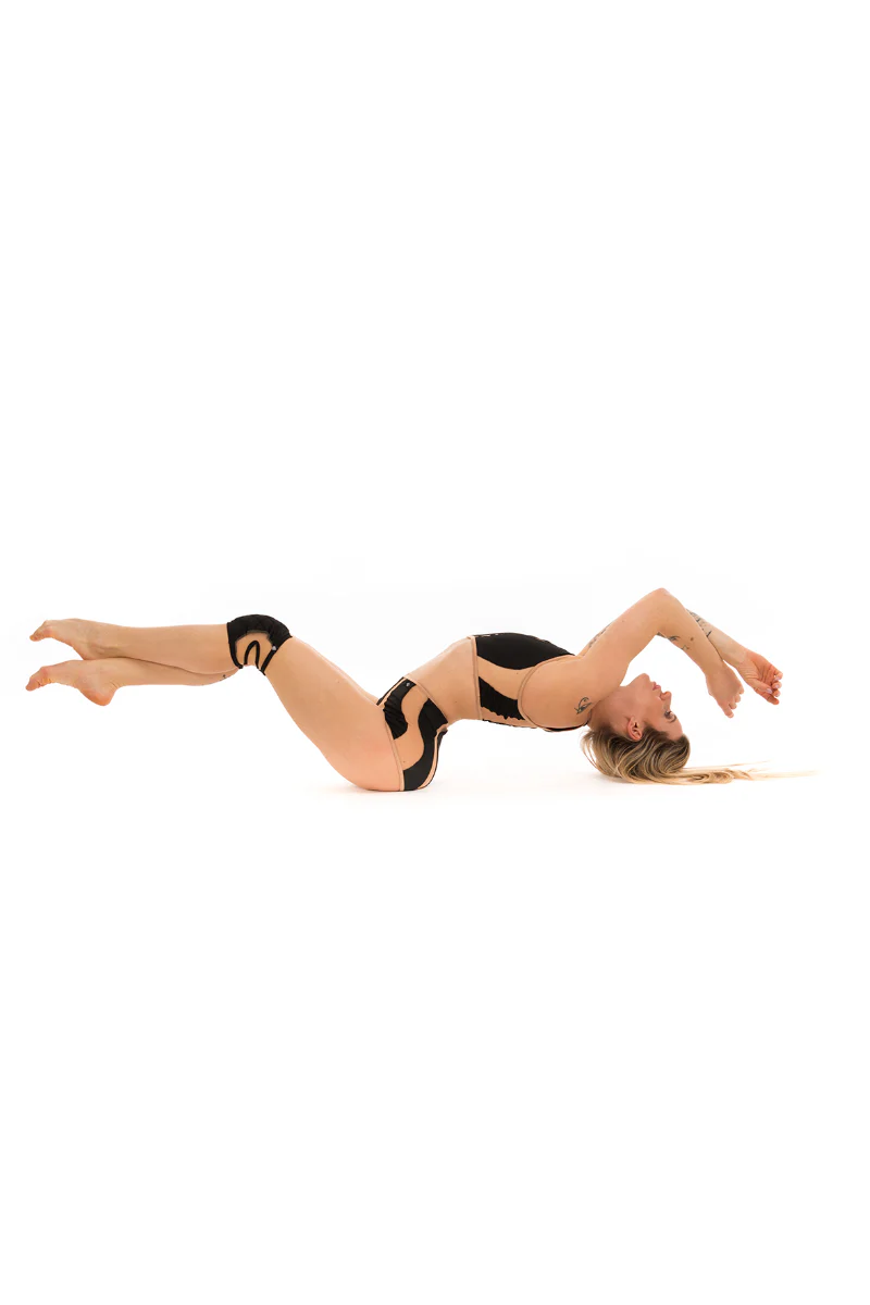 Poledancerka Rays High Leg Bottoms - Black - Image 4