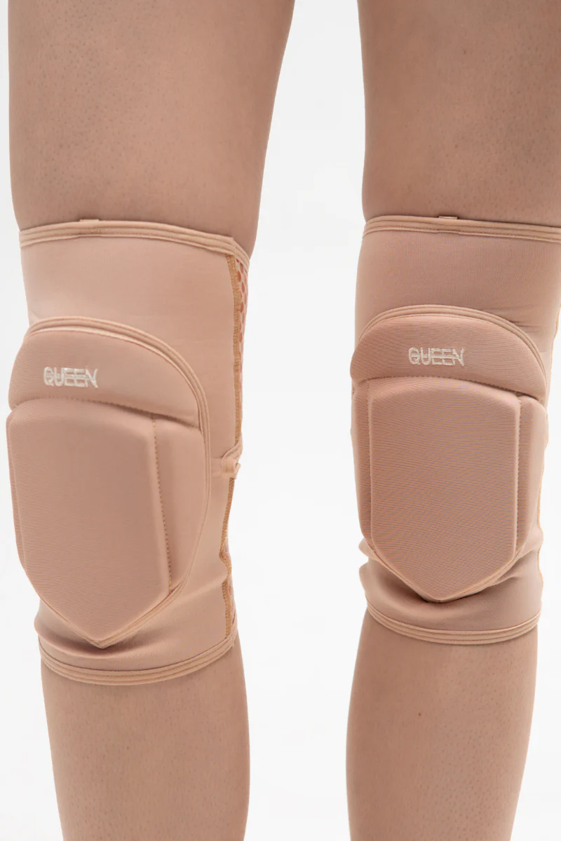 Queen Wear Grippy Kneepads Pro 4 - Latte