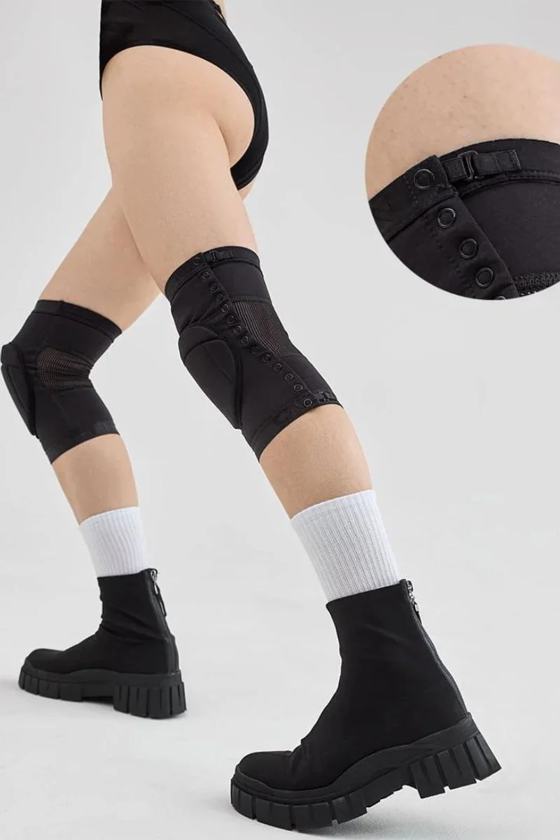 Queen Wear High Matter Knee Pads - Sleek Black - Image 5