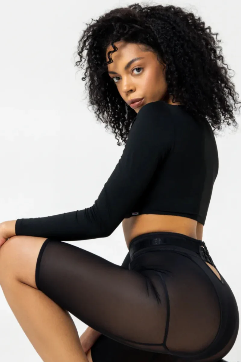 Queen Wear Long Sleeve Top – Black Rush - Image 4