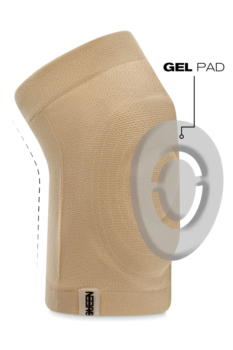 Queen Wear Gel Kneepads - Beige - Image 2