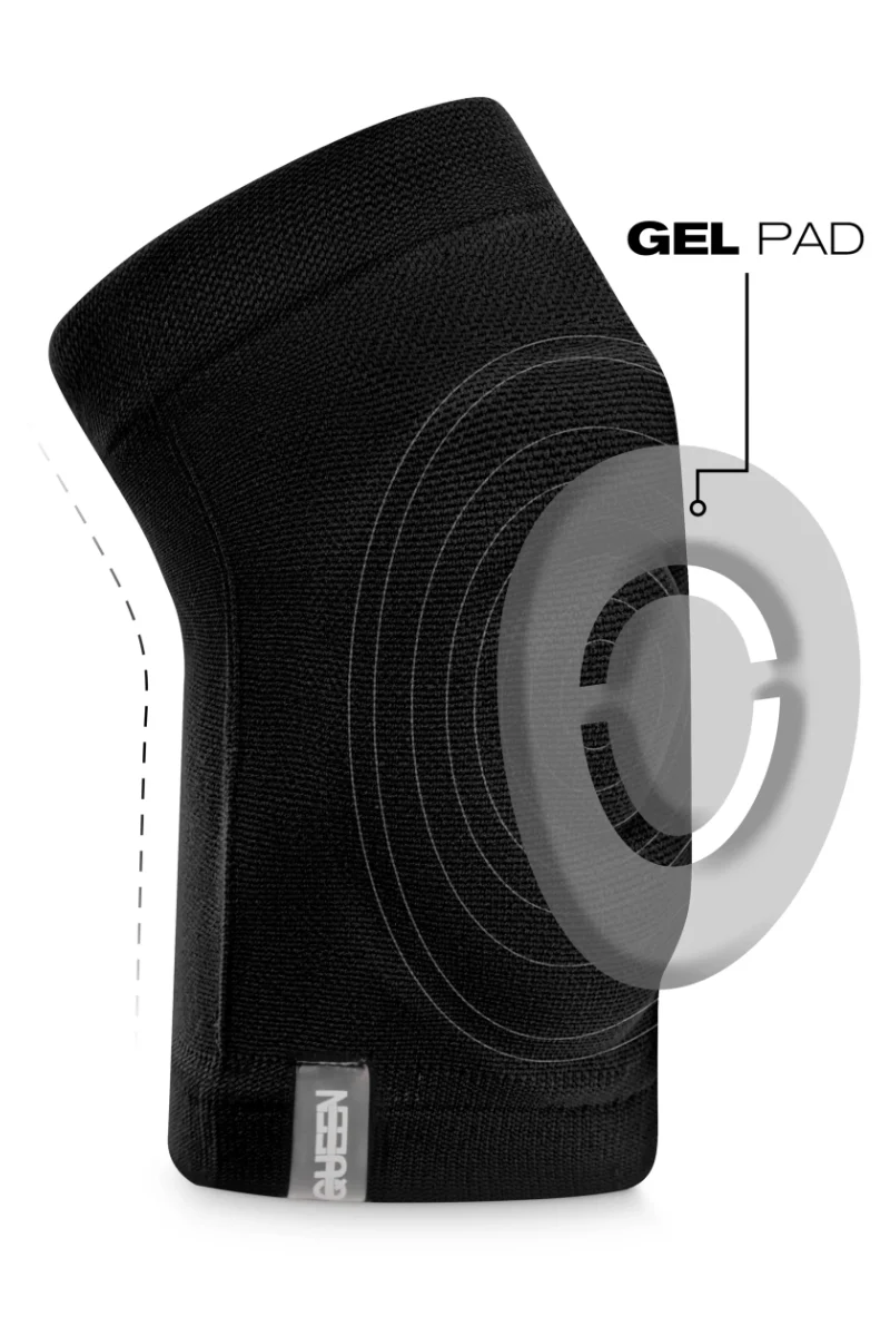 Queen Wear Gel Kneepads - Black - Image 2