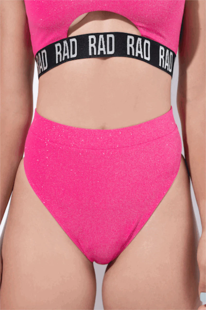 RAD Bahari Shorts - Fuchsia Glitter - Image 2