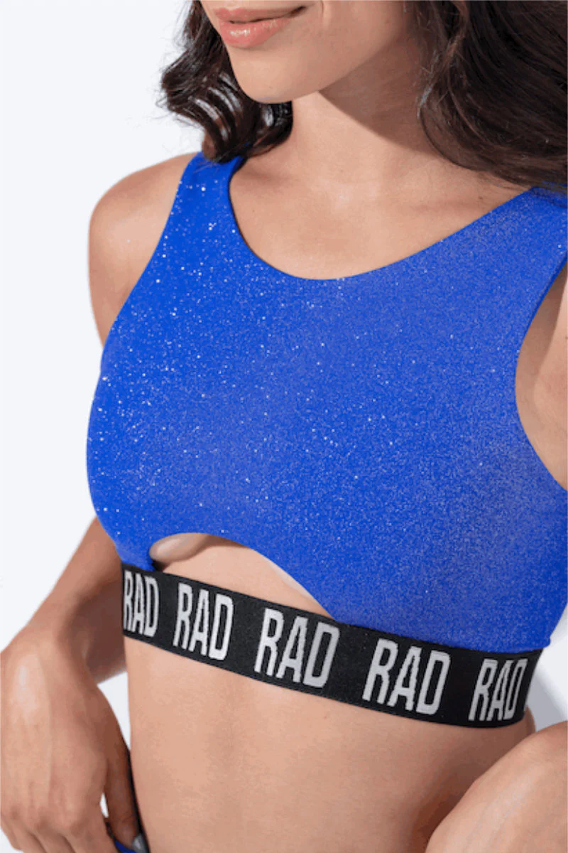 RAD Bahari Top - Blue Glitter - Image 2