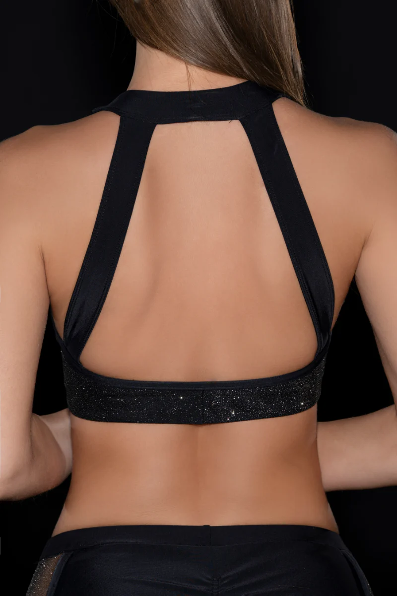 RAD Cindy Top - Black Glitter - Image 3