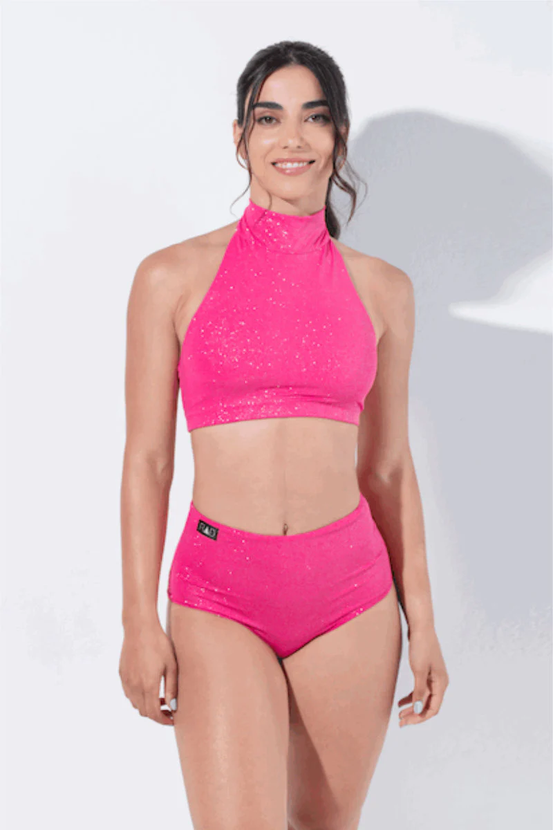 RAD Eve Shorts - Fuchsia Glitter - Image 2