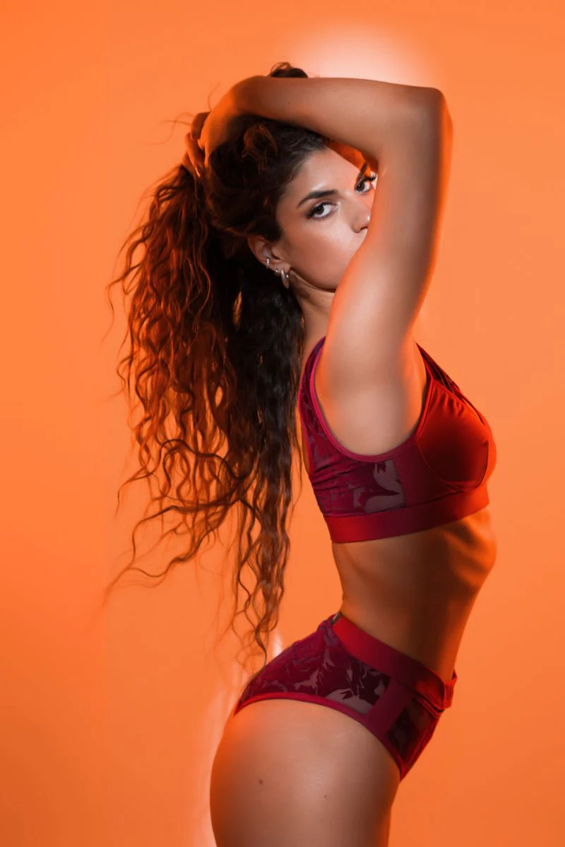 RAD Heavenly Sinners Araphel Top - Bordeaux - Image 4