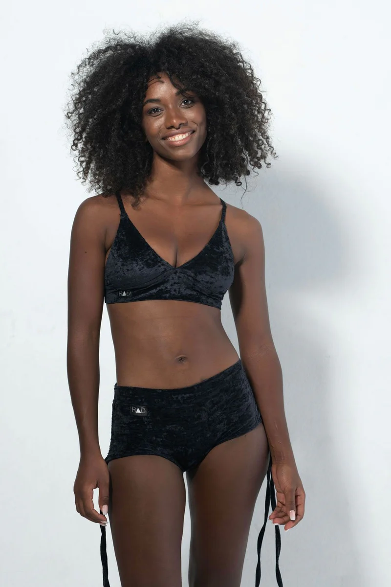 RAD Monica Top - Black Velvet - Image 3