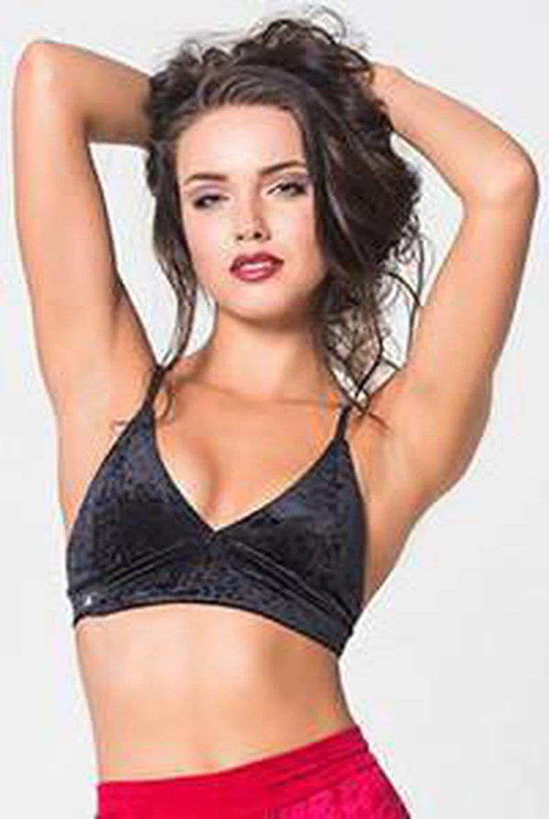 RAD Monica Top - Black Velvet - Image 4