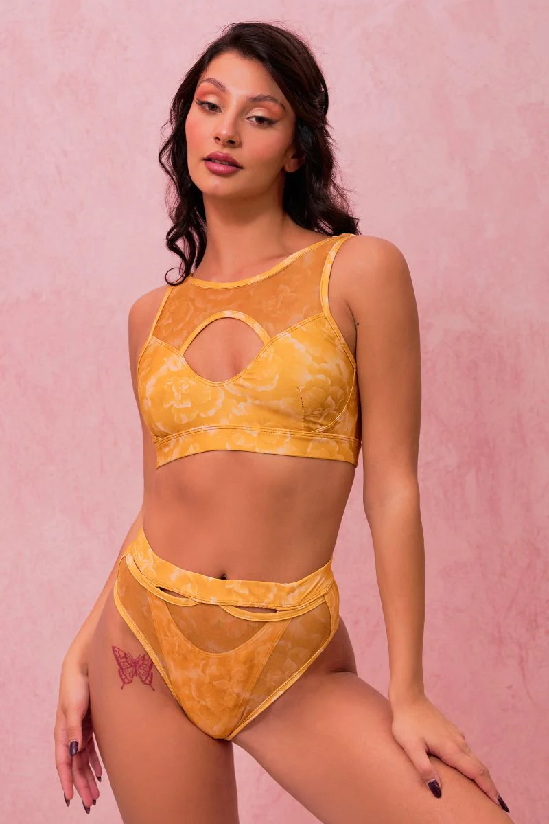 RAD Paradiso Araphel Top - Floral Oro - Image 2