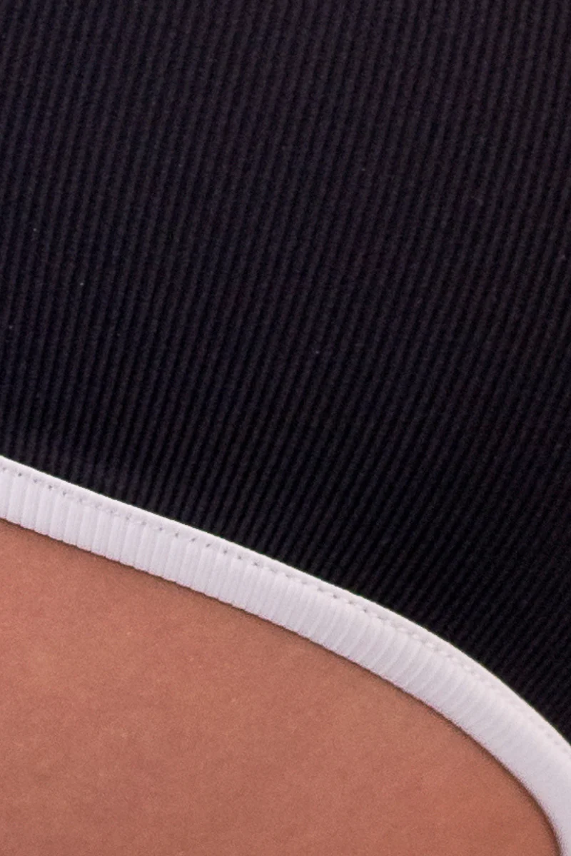 RAD RIB Shorts - Black - Image 6