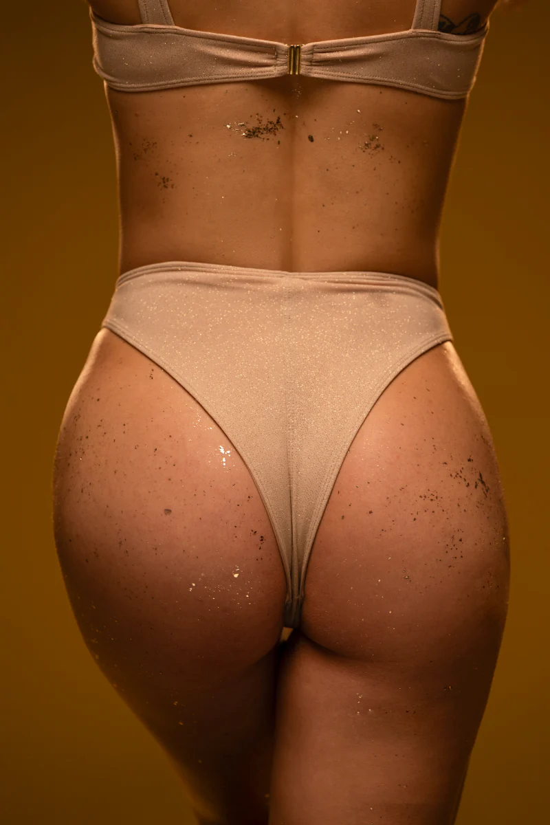 RAD X PJ Exclusive Heartbreaker Bottoms - Gold Glitter - Image 2