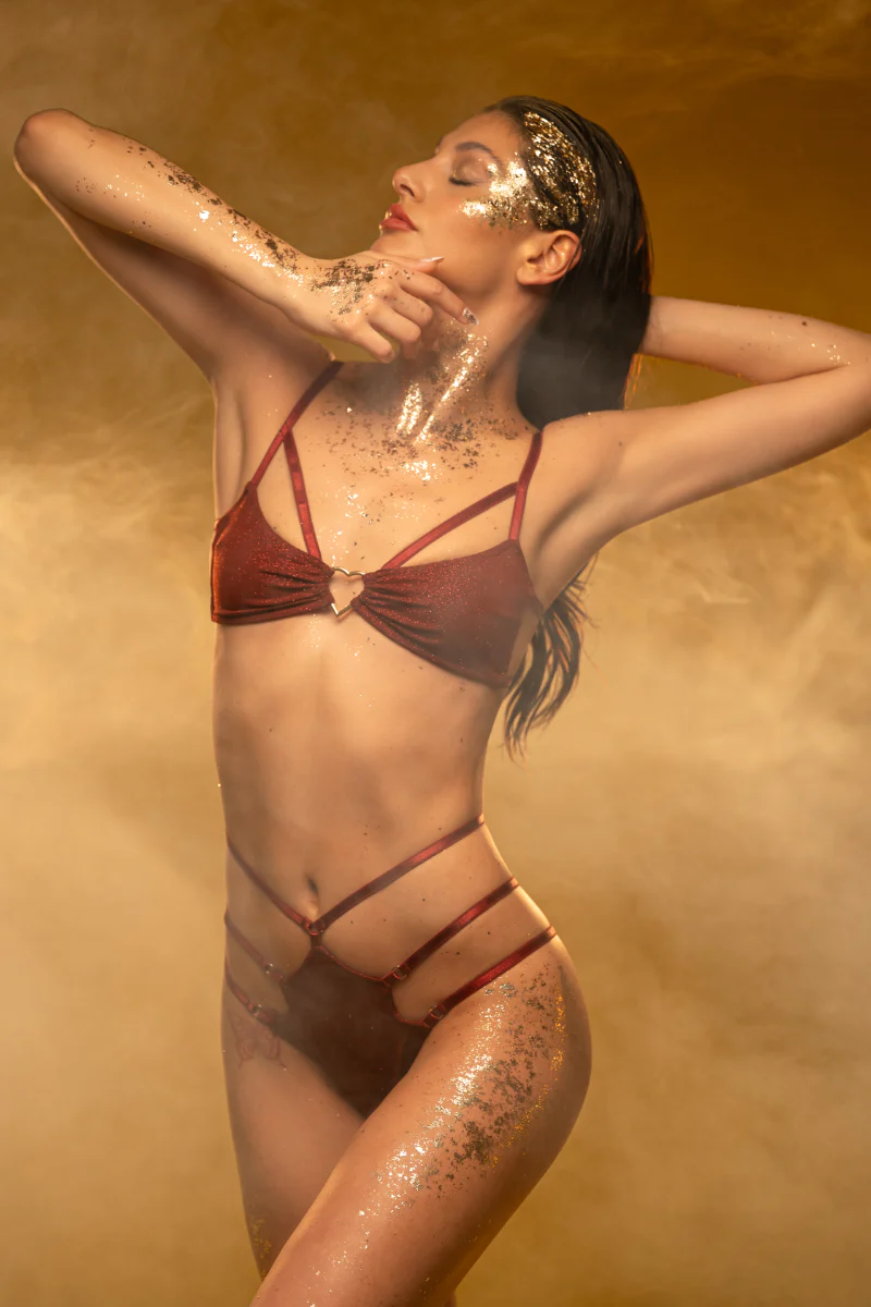 RAD X PJ Exclusive Hedonism Bottoms - Chili Glitter - Image 6