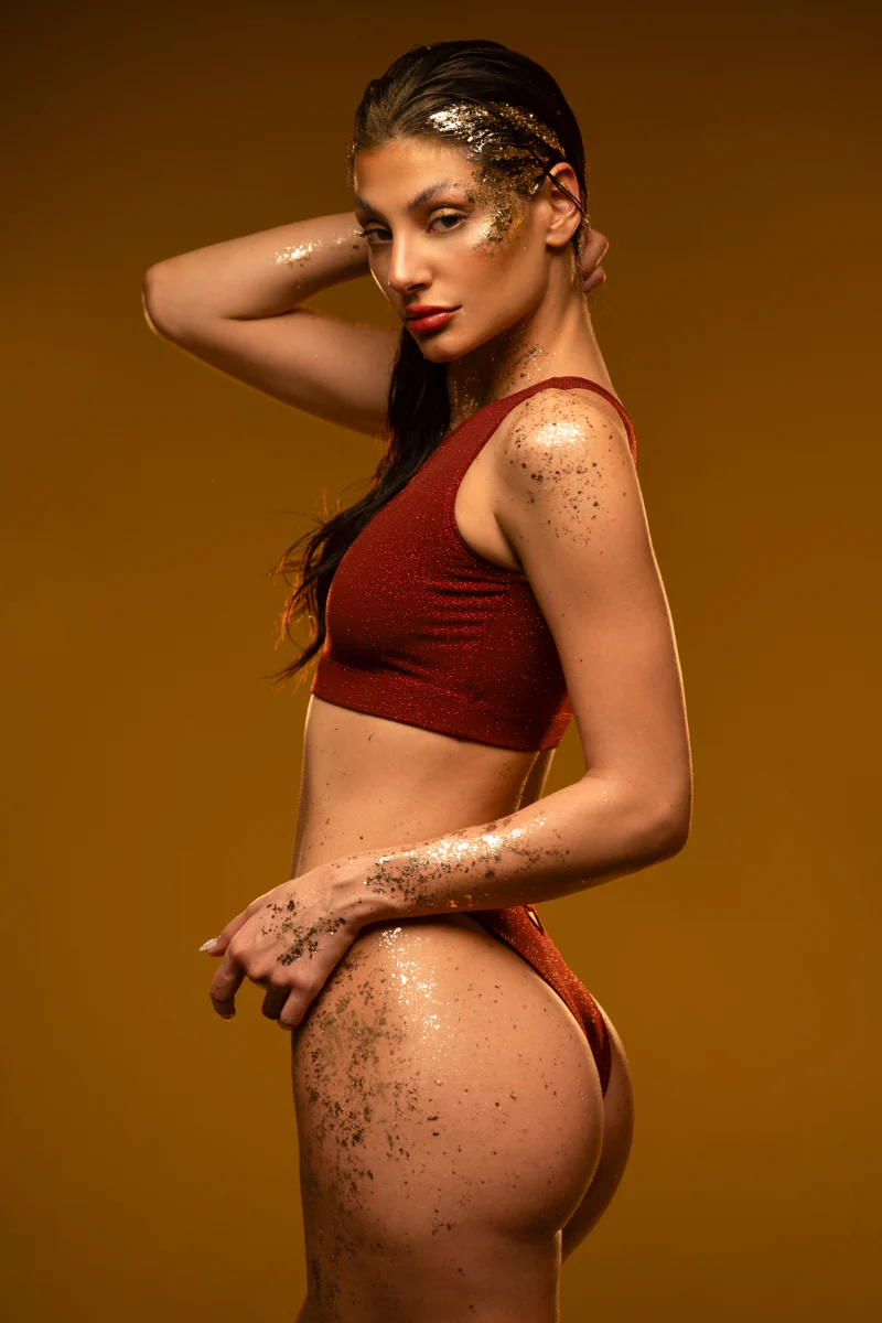 RAD X PJ Exclusive Love Top - Chili Glitter - Image 6