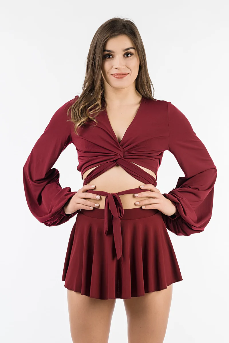 REV ACTIV Juliette Skirt - Wine - Image 3