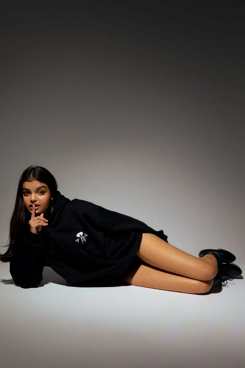 REV ACTIV Nobody Knows I’m A Pole Dancer Premium Hoodie - Black - Image 7